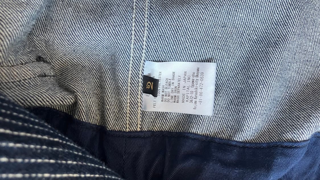 KAPITAL 10oz Denim Ring Coat 상품이미지6