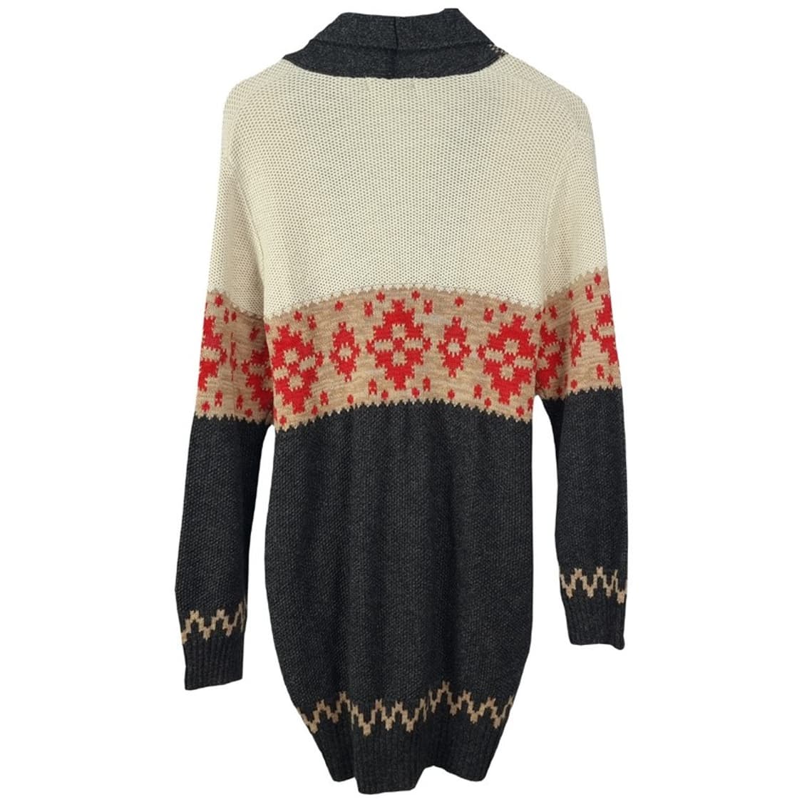 [써스데이아일랜드] 에스닉 패턴 숄카나 롱 가디건 M18883 상품이미지3