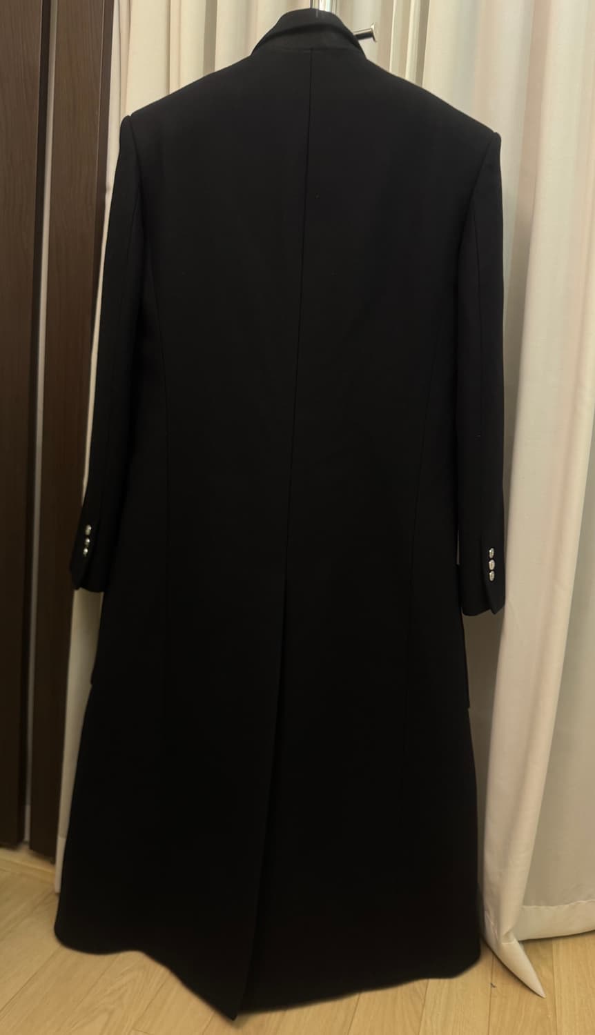 balmain 발망 남성 더블 브레스드 오버핏 버진울 코트 상품이미지8