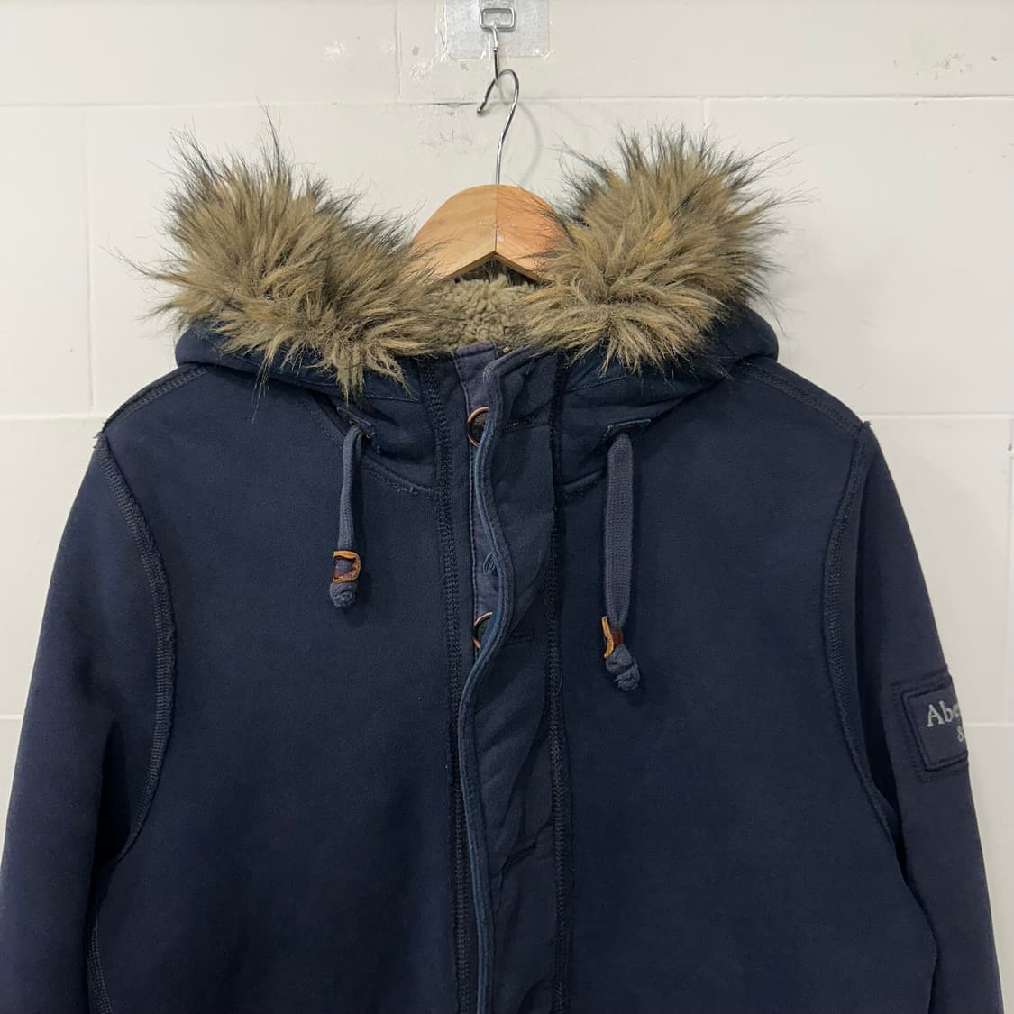 아베크롬비 울프죠 퍼 후드집업 자켓 상품이미지2