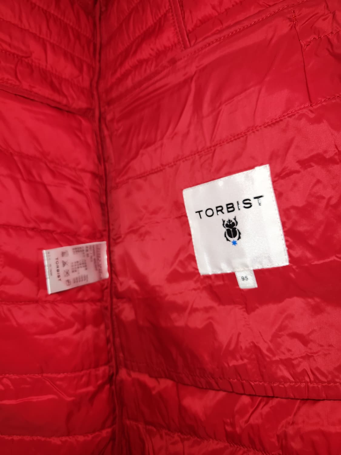 톨비스트 거위솜털 후드 경량 롱 패딩 95 상품이미지6