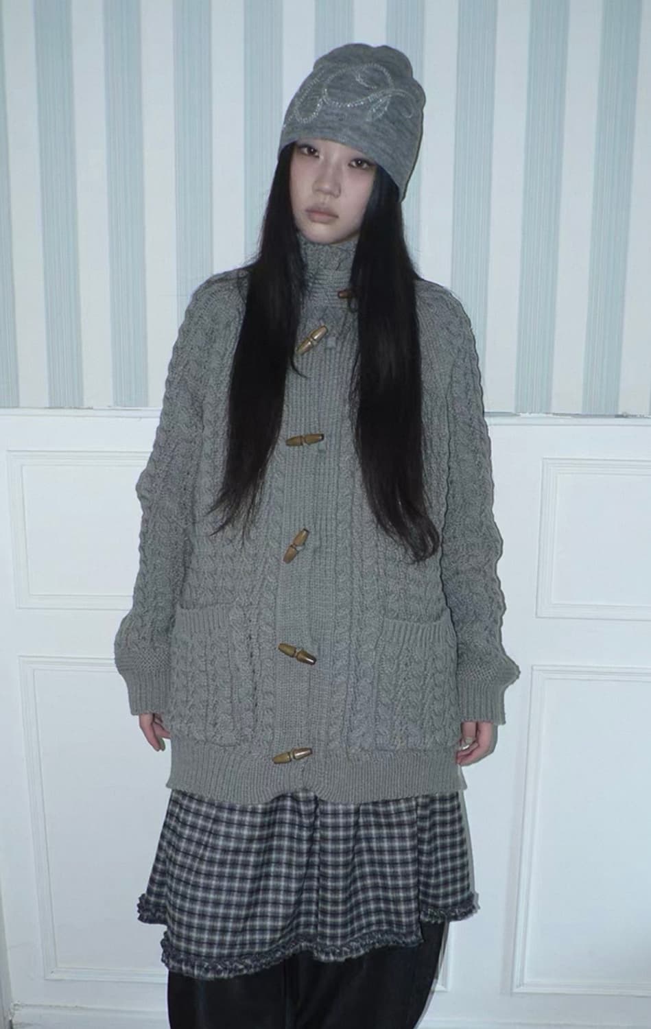 (새상품) morron Ang project 니트가디건 상품이미지2