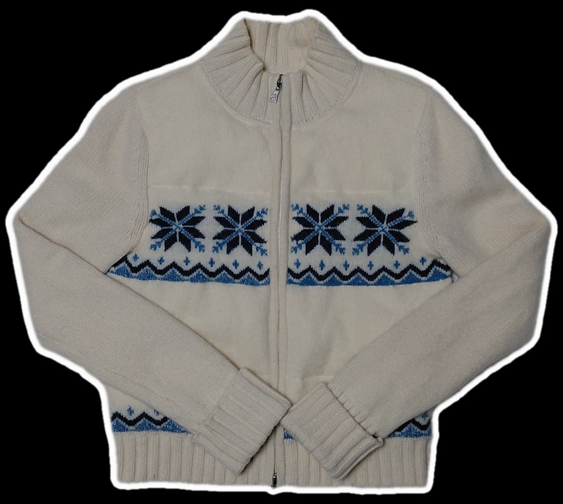 The Scotch House 눈꽃 니트 집업 38 (S) 상품이미지2