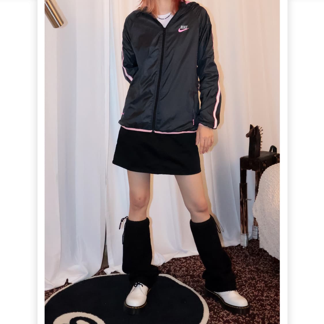 Nike Pink Color Windbreaker  상품이미지2