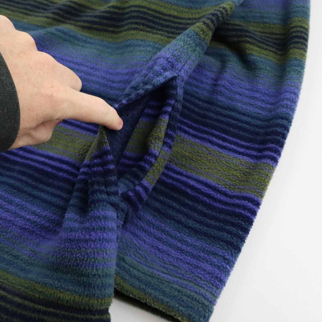  90s 파타고니아 신칠라 1/4 지퍼 풀오버 멀티/네이비 USA 상품이미지3