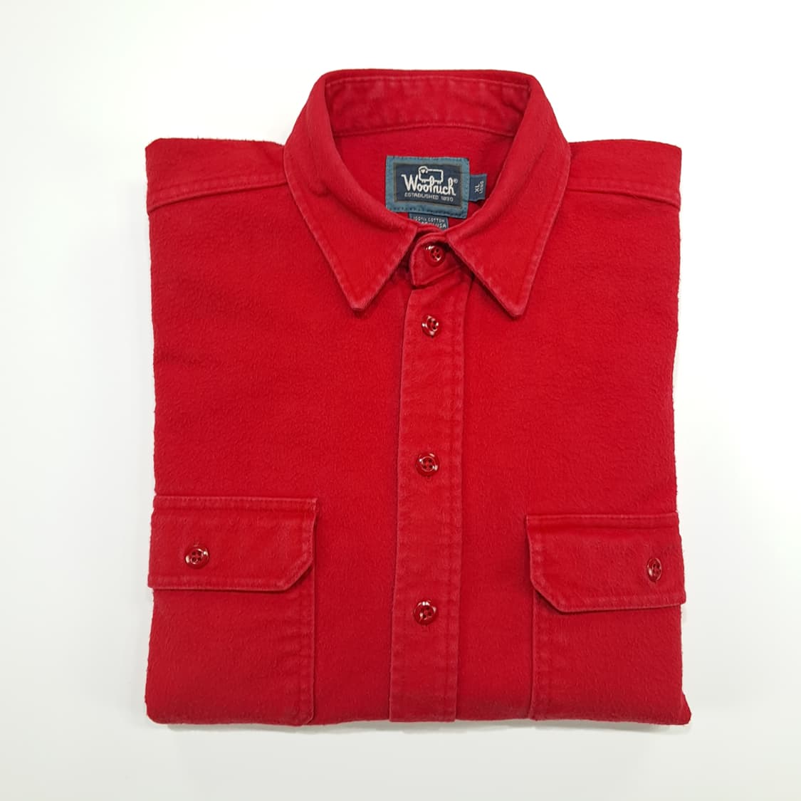 CN922 XL 울리치 USA 레드 플란넬 긴팔 셔츠 남방 상품이미지8