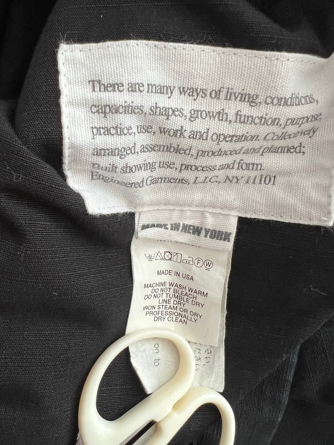 엔지니어드 가먼츠 립스탑 블랙 m43 셔츠 자켓 상품이미지5