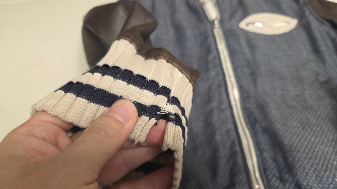 티아이포맨  양가죽 블루종 점퍼  상품이미지8