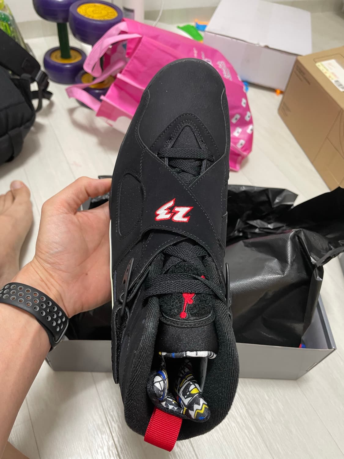 조던 8 플레이오프  2023 사이즈 300 상품이미지5