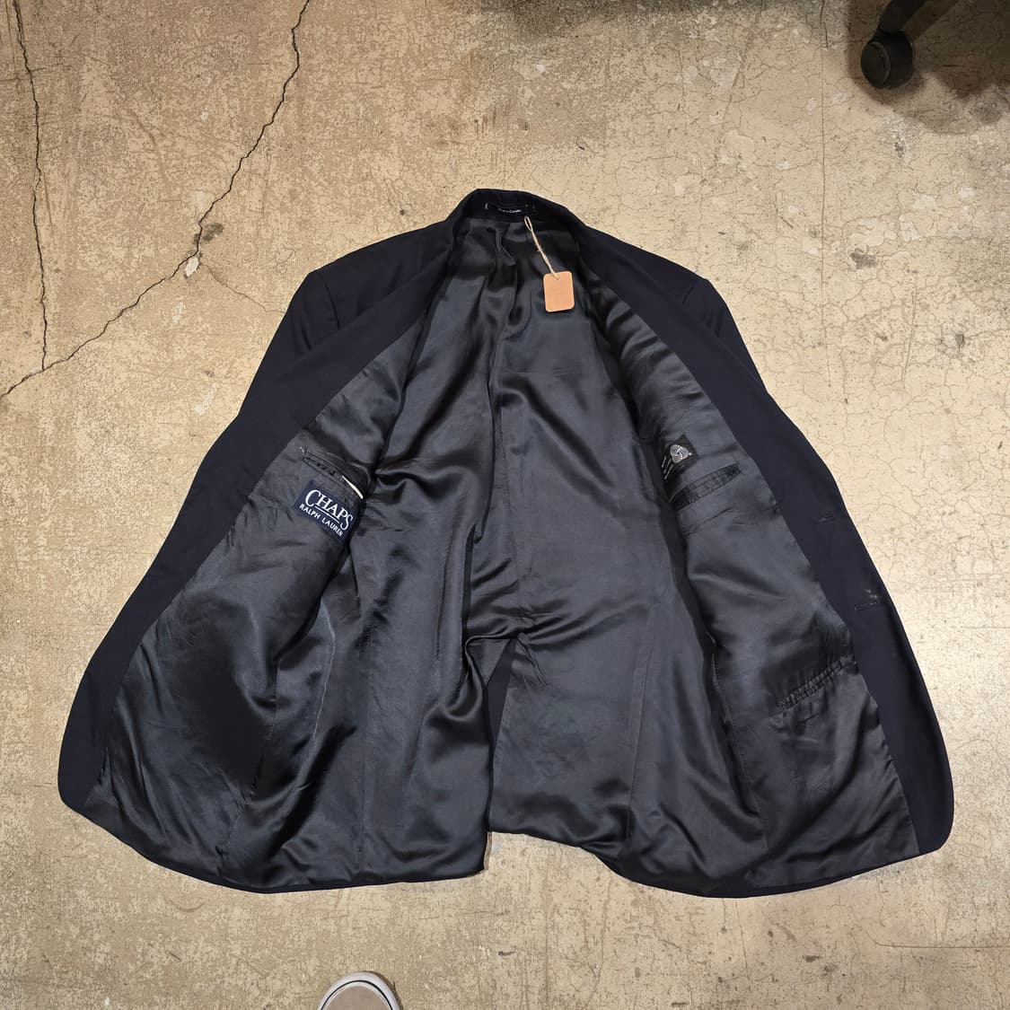 CHAPS RALPH LAUREN 네이비 울 금장 블레이저 상품이미지5