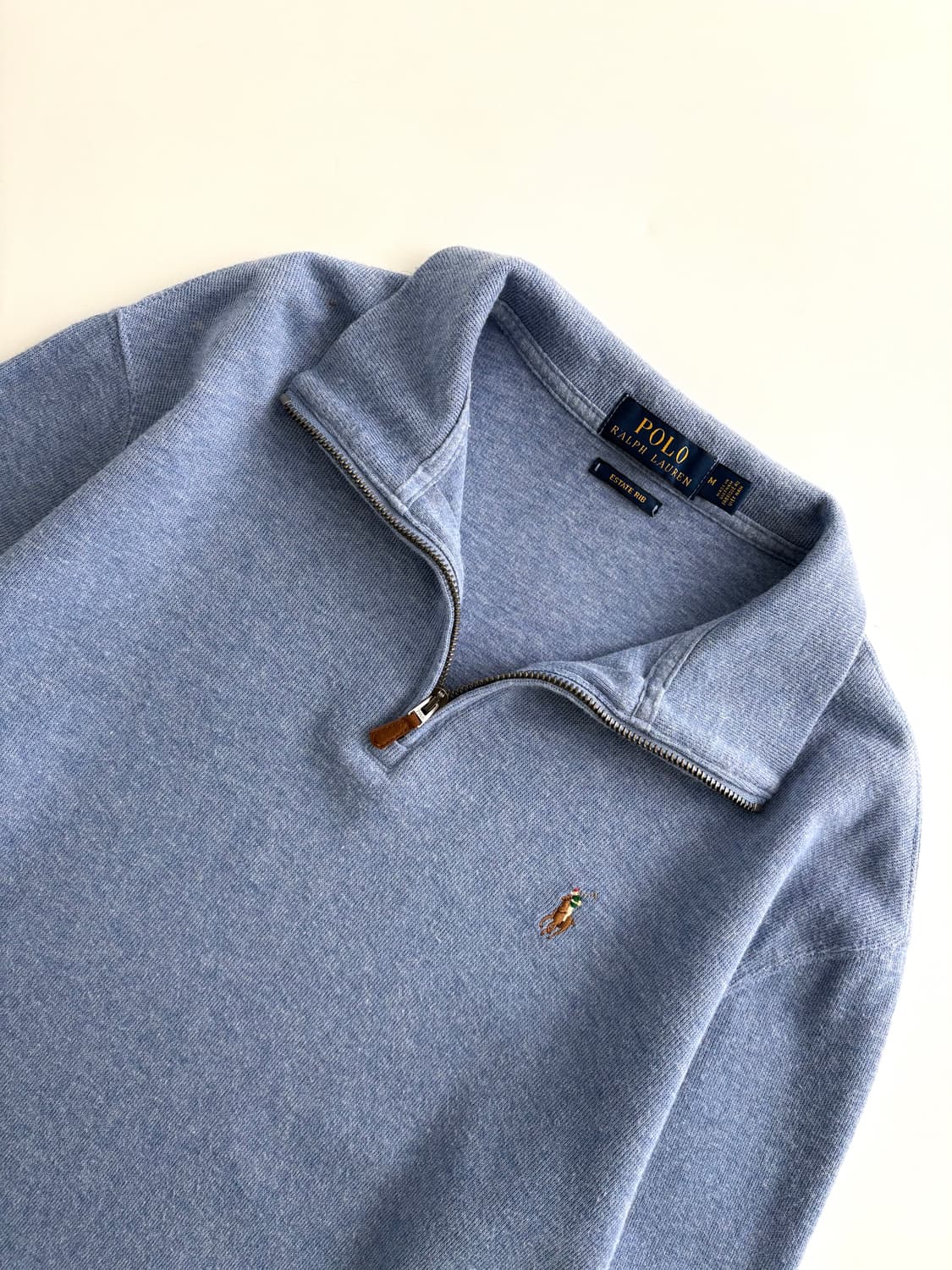 Polo 폴로 랄프로렌 신형 스카이블루컬러 하프집업 상품이미지4