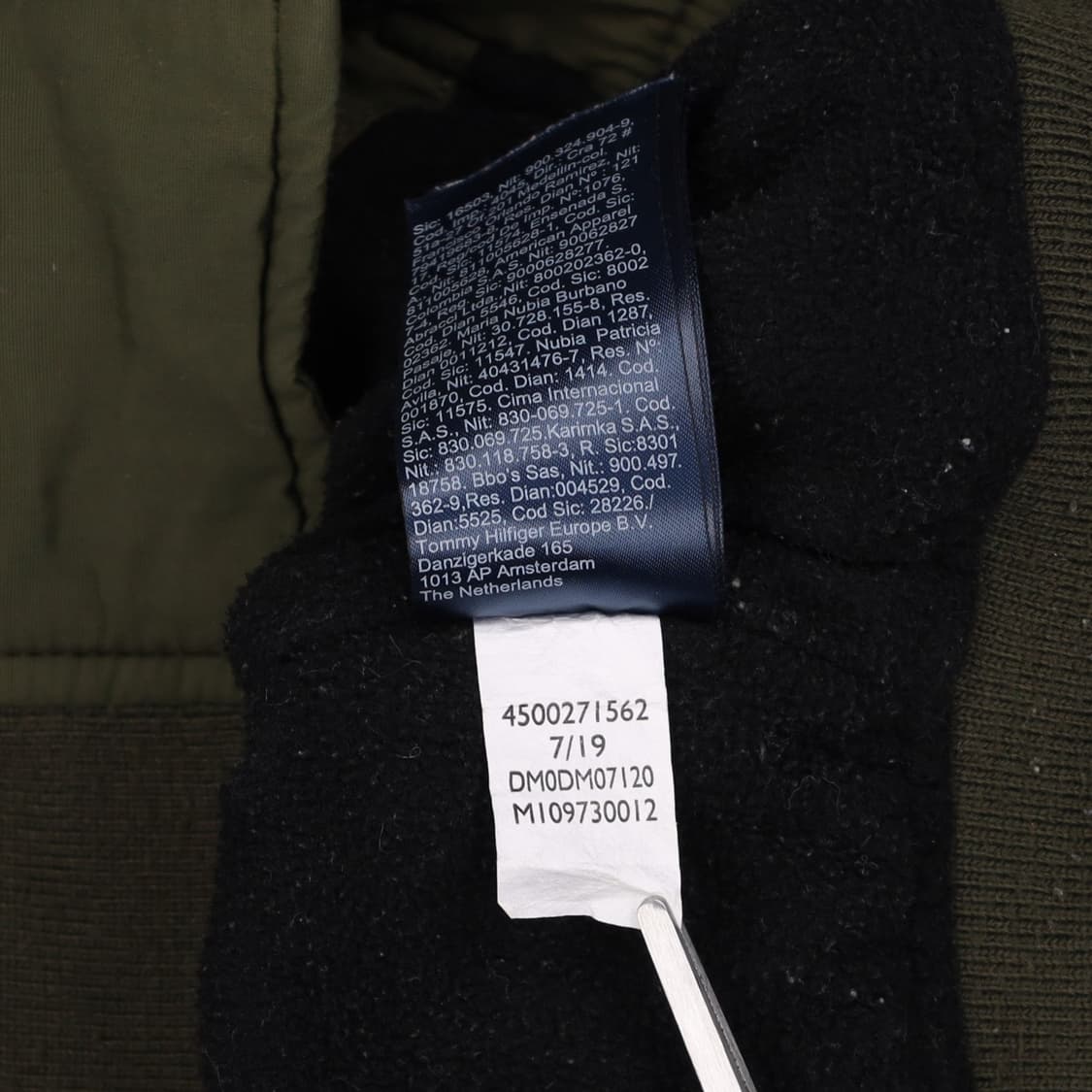 [L] 타미힐피거 빅로고 기모 후드 점퍼 자켓 N7107 상품이미지5