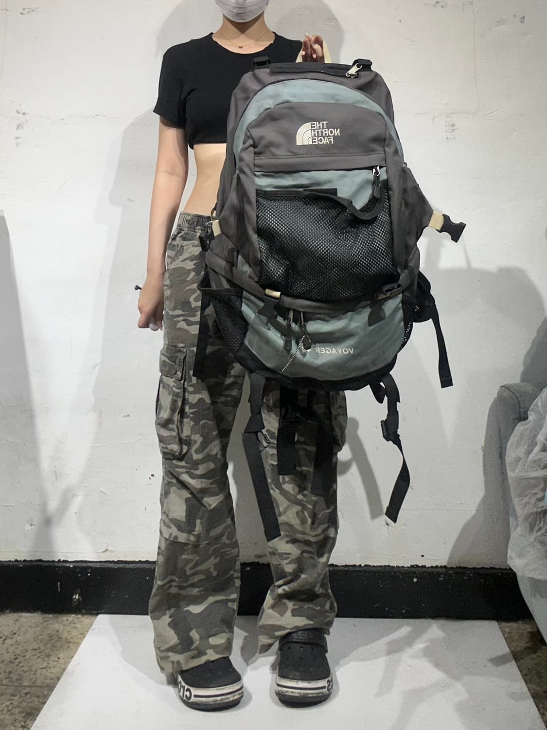 노스페이스 카키 보이저 40 구형 등산용 배낭 가방  상품이미지2