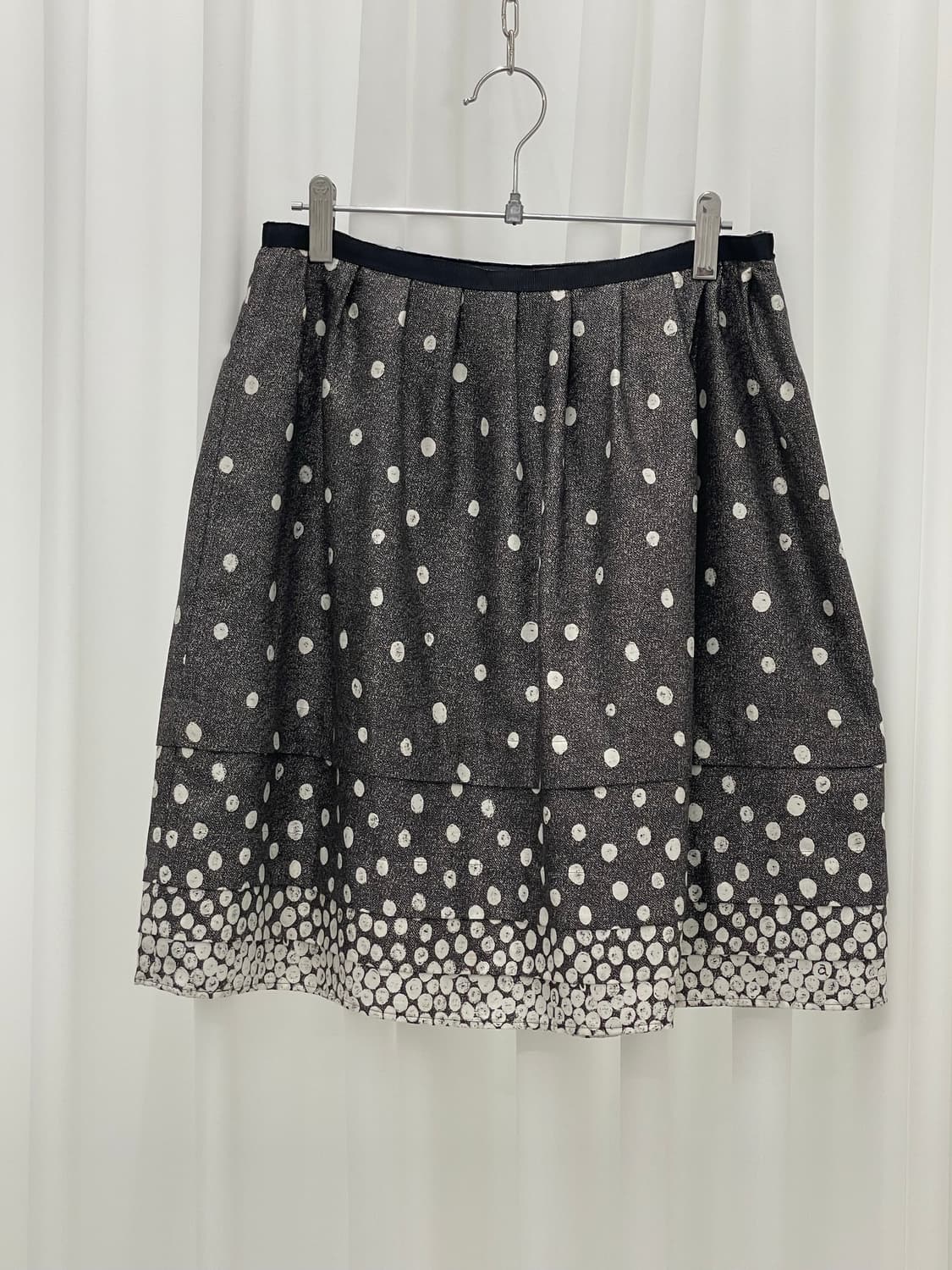 Textured polka dot skirt 상품이미지2