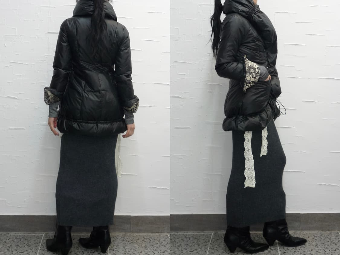 설명참고부탁드려요!)black lined jumper 상품이미지4