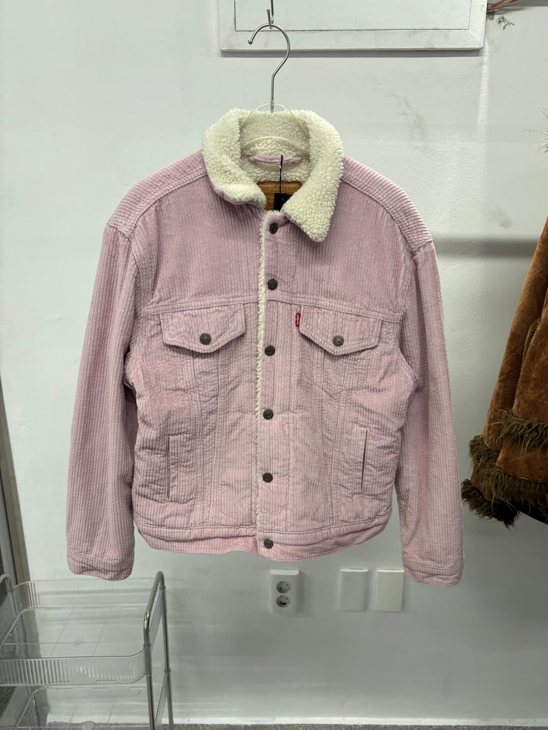 Levi’s pink corduroy jacket 상품이미지1