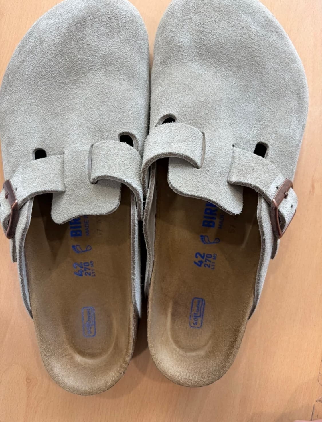 270 42) 버켄스탁 보스턴 소프트 풋베드 토프 상품이미지1