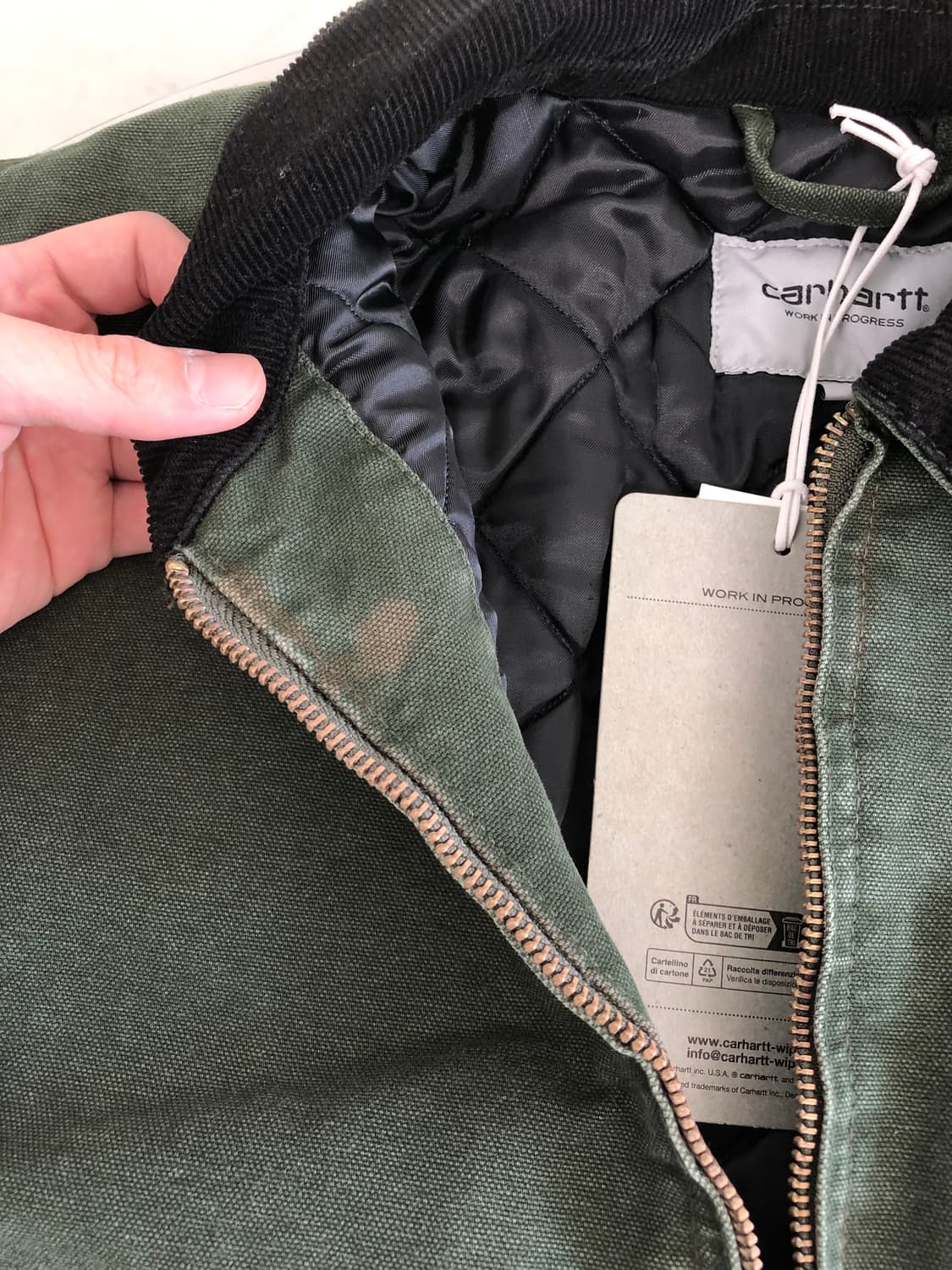 칼하트 디트로이트 og s 올리브 판매 (글 내용 필독) 상품이미지3