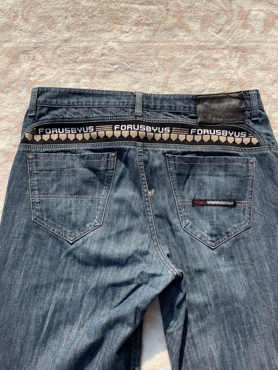 FUBU Embroidered Denim Jeans  상품이미지7