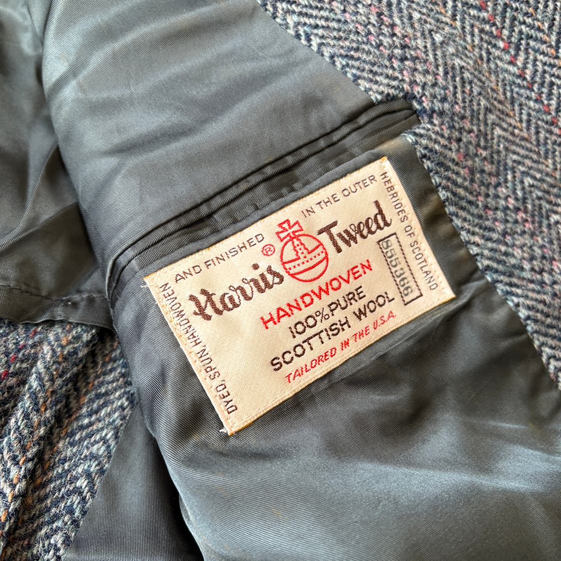 해리스트위드 정품 울 자켓 상품이미지6