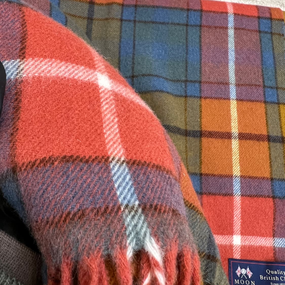 아브라함문 메리노 울 숄 머플러 상품이미지5