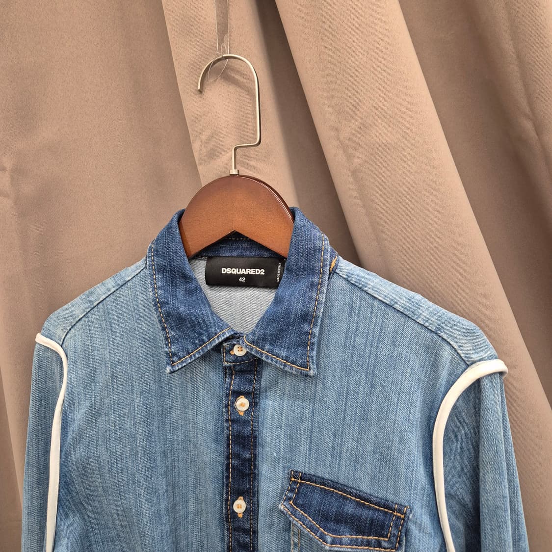 디스퀘어드2 여성용 데님 셔츠 42 상품이미지2