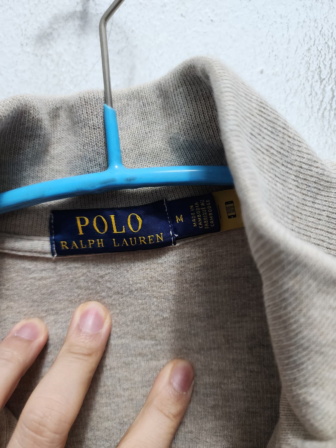 폴로 랄프로렌 베이지 하프집업  상품이미지3