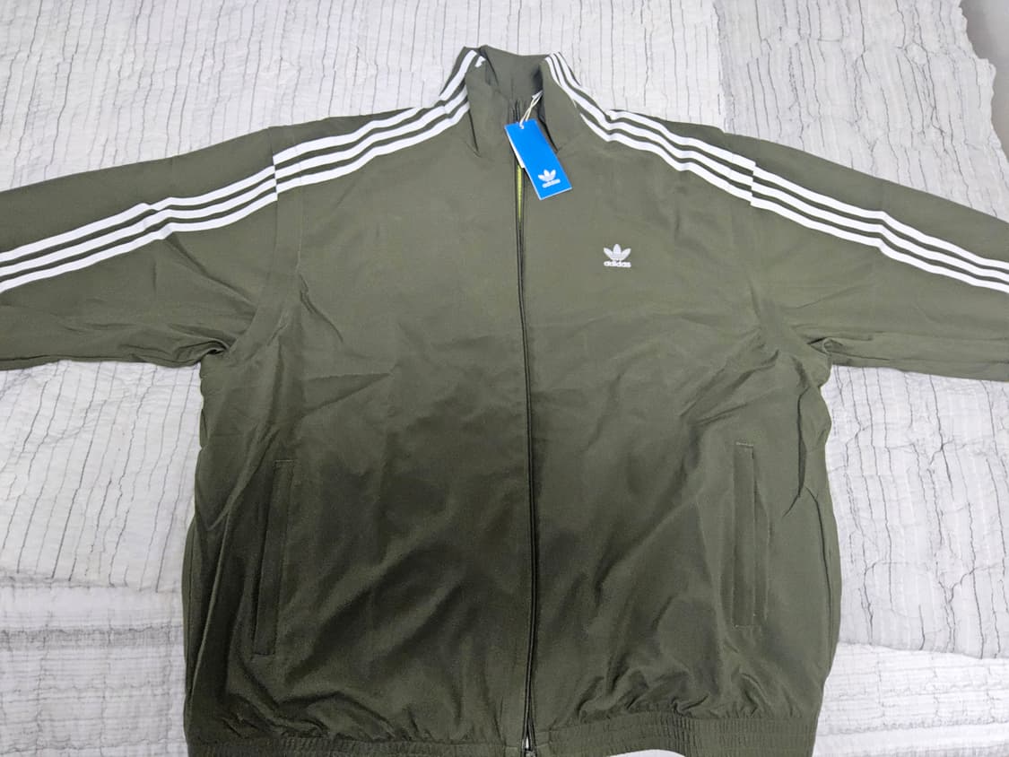 아디다스 투웨이 집업 카키색 상품이미지1