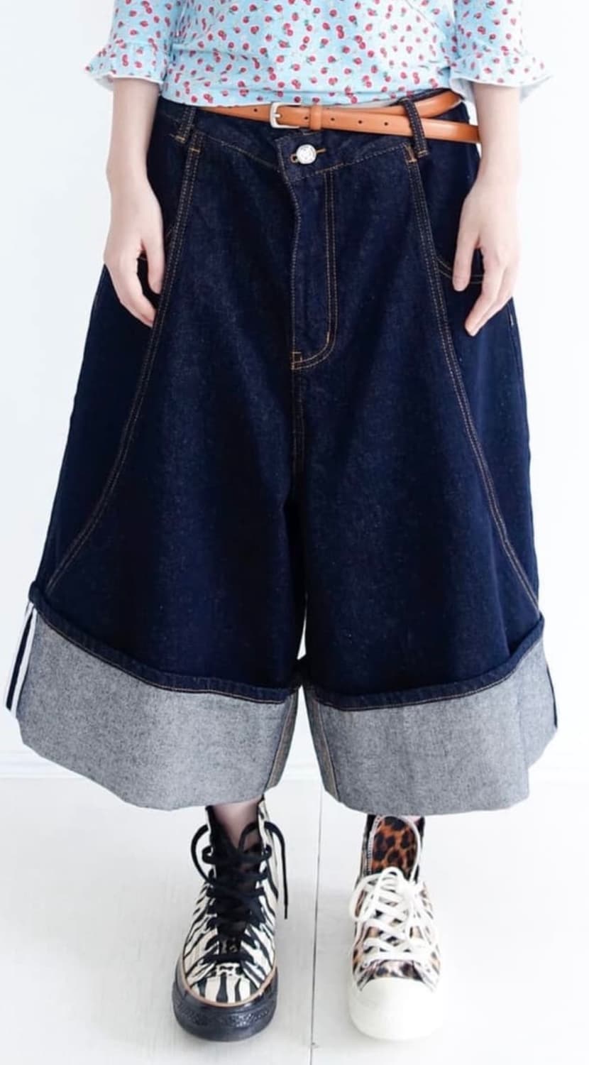 (구해요) 샵페어리 와이드 샐비지 버뮤다 팬츠 상품이미지1