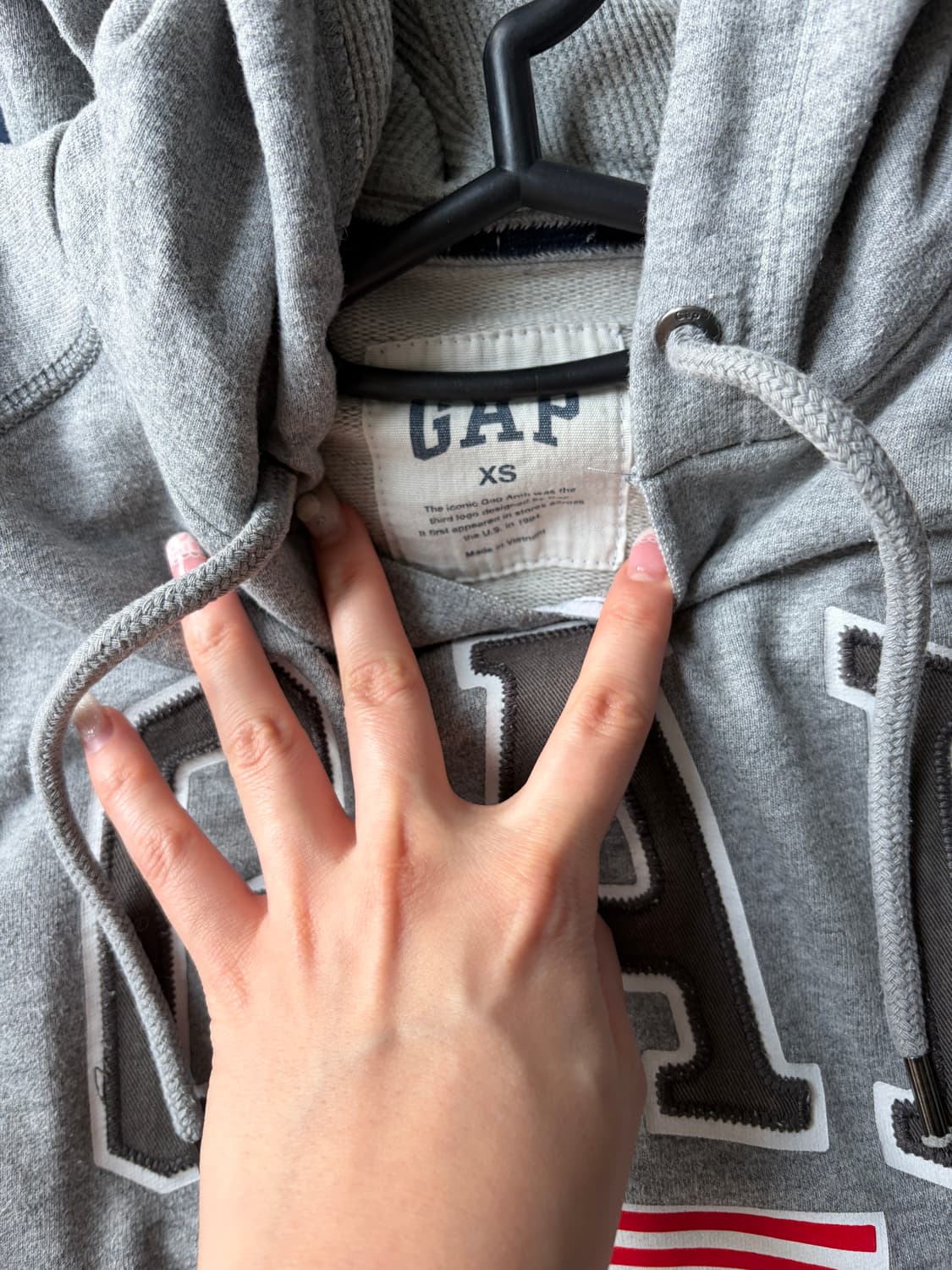 GAP 성조기 후드티 XS 상품이미지2
