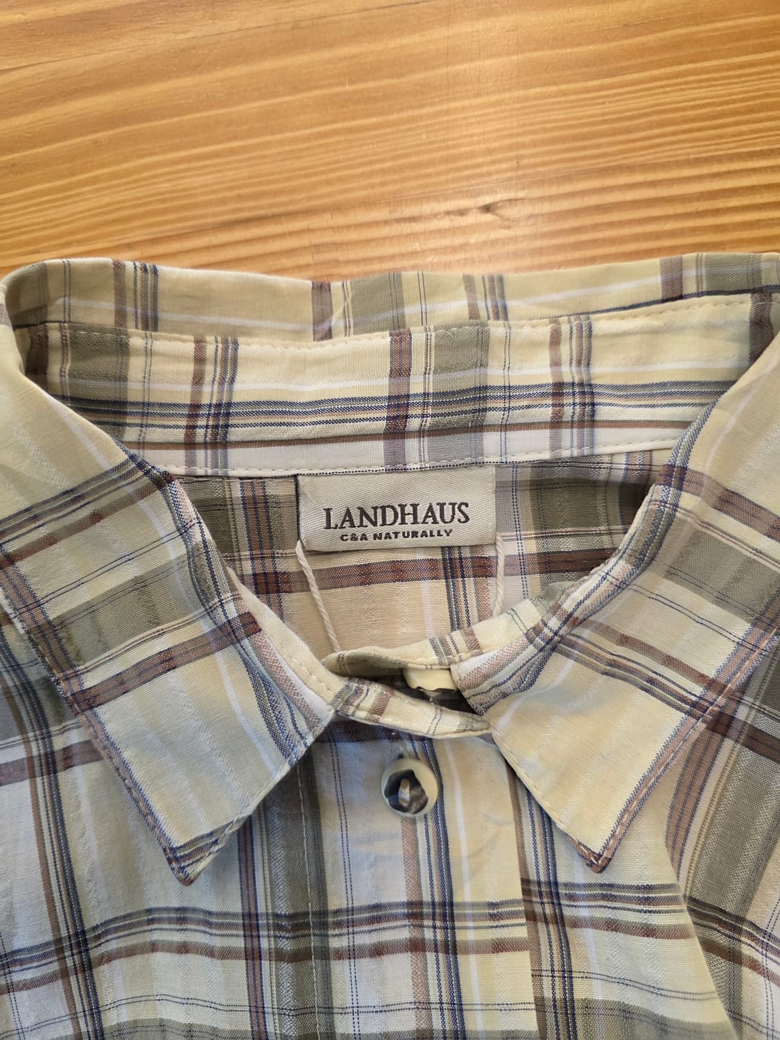 [L]landhaus 영국 빈티지 체크 셔츠 상품이미지6