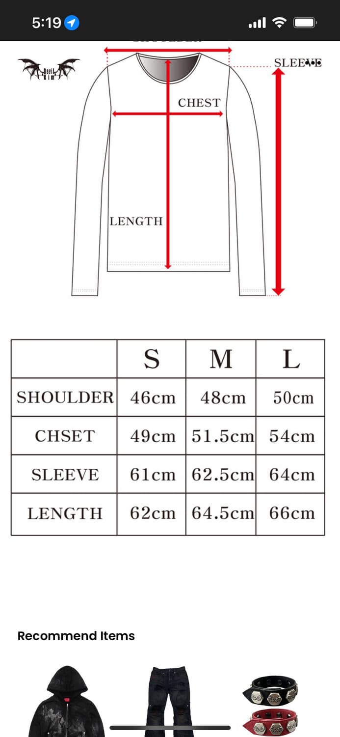 Devil kim 데빌킴 blood long sleeve 상품이미지2