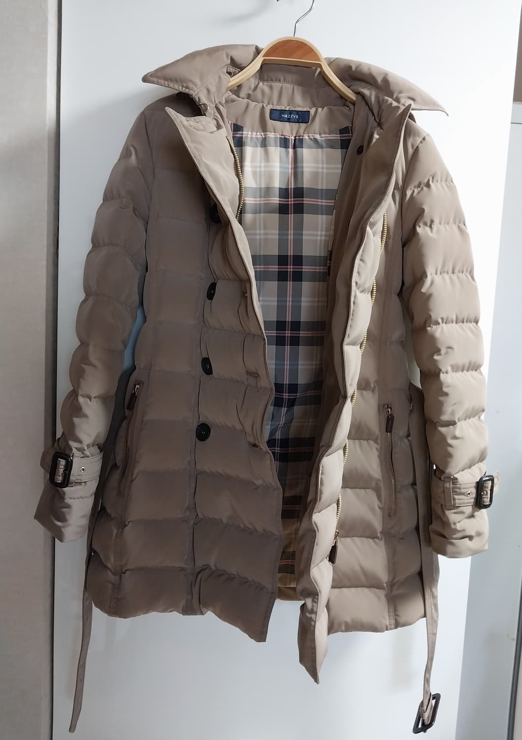 헤지스 구스다운 패딩 상품이미지6