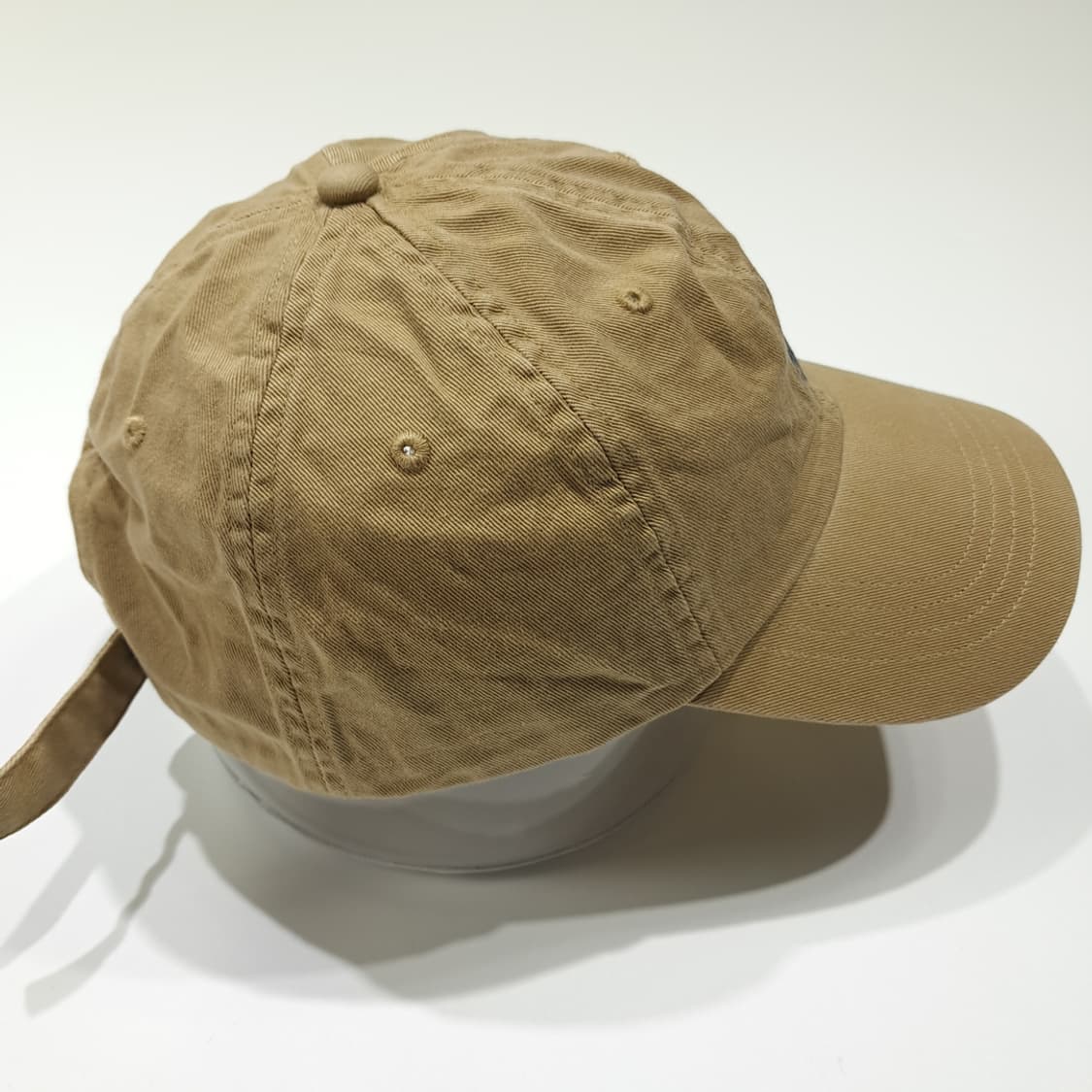 CL459 폴로 코튼 포니자수 베이지 볼캡 모자 상품이미지4