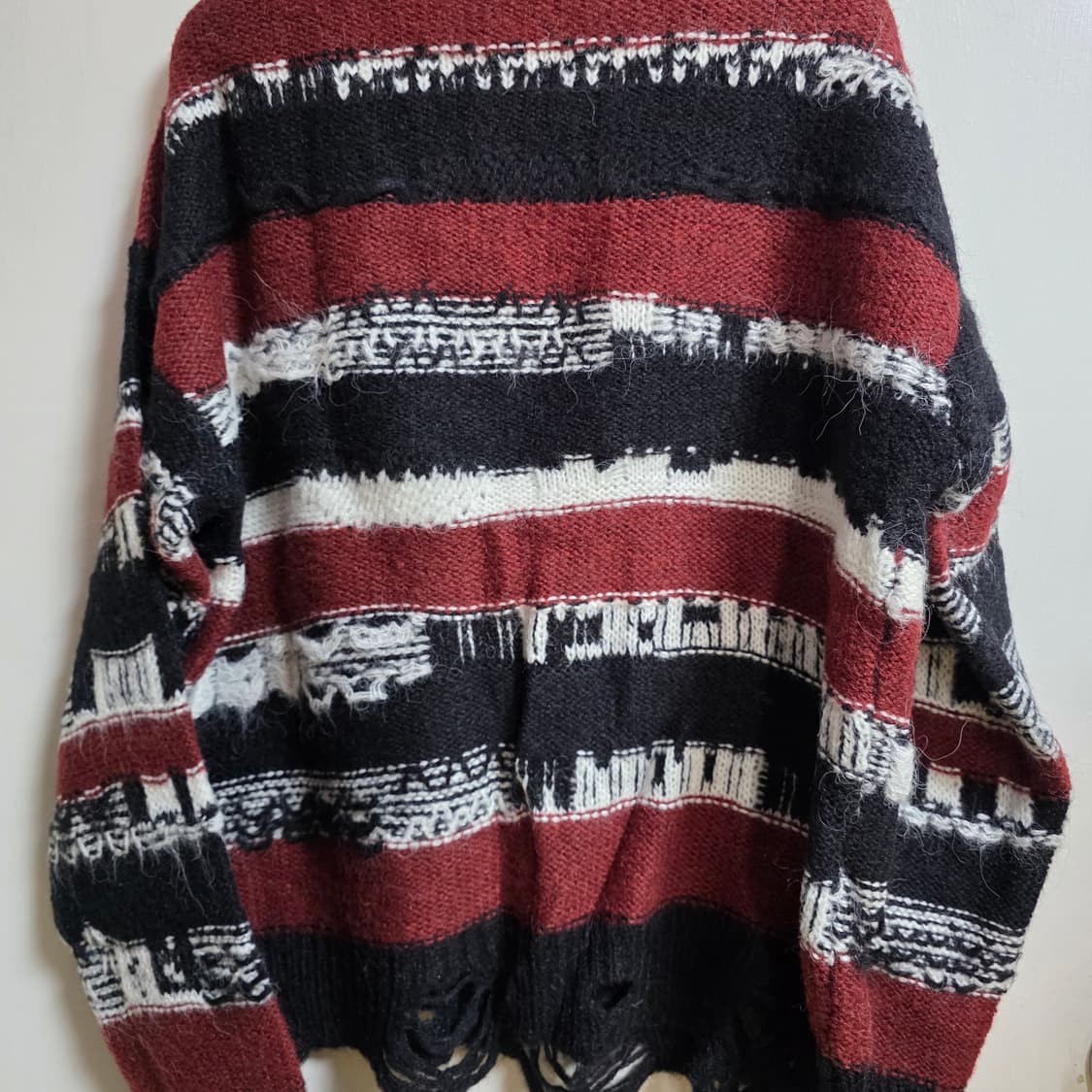 새상품) 키르kirr rocawear 스트라이프니트 (이영지착용) 상품이미지5