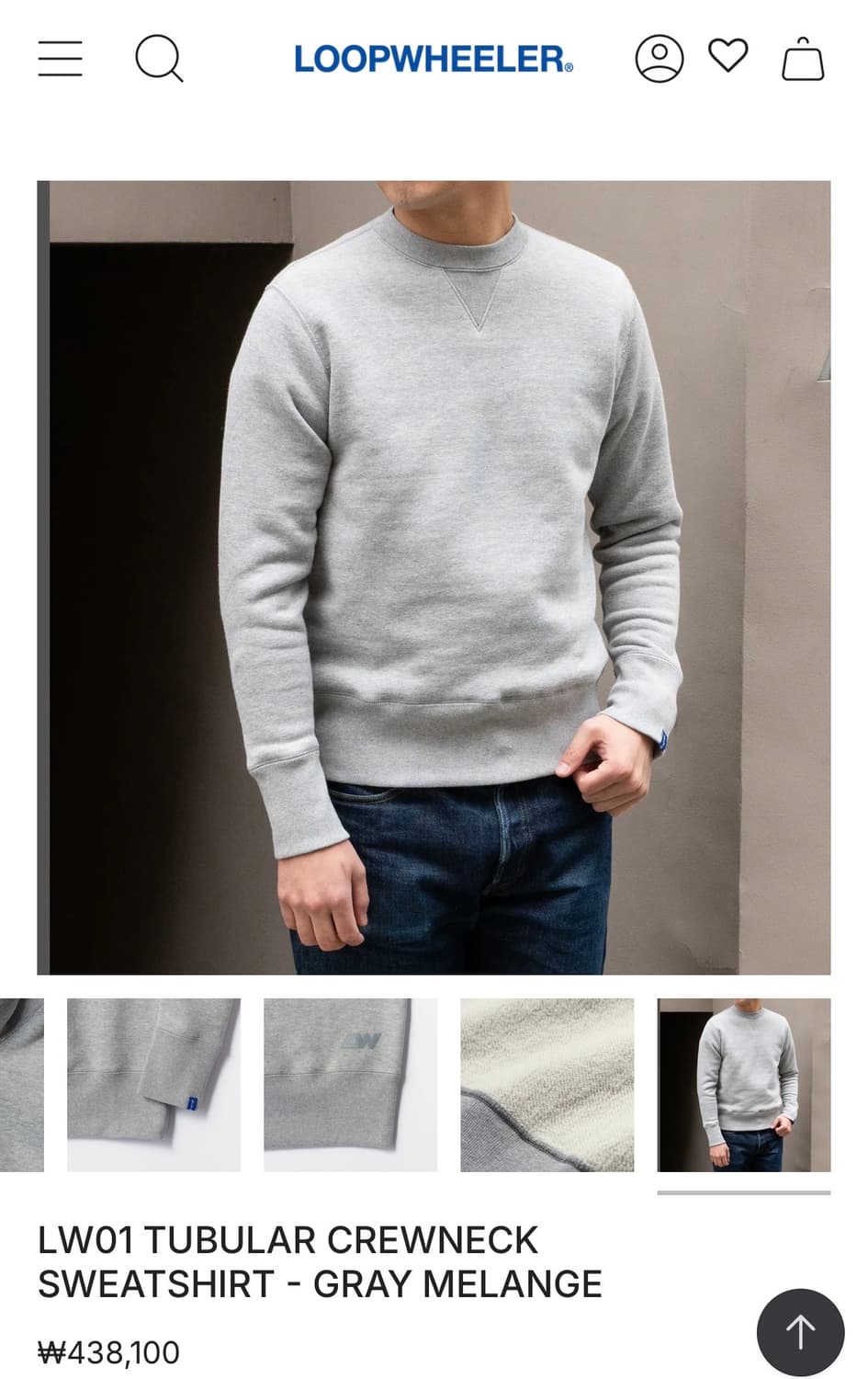 loopwheeler 스웻셔츠 맨투맨 상품이미지6