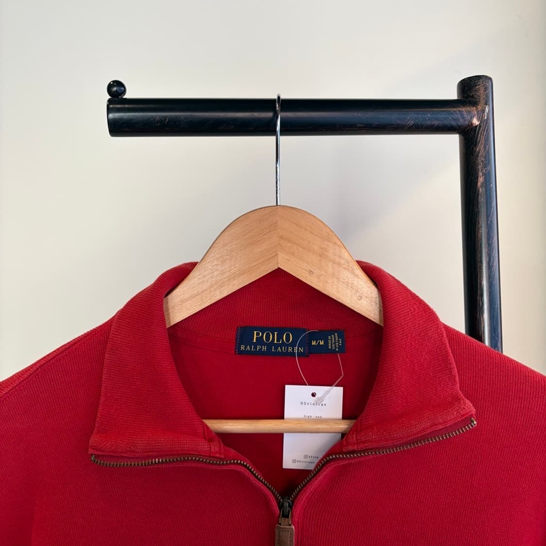 15759 - 폴로 랄프로렌 레드 반집업 니트 상품이미지5