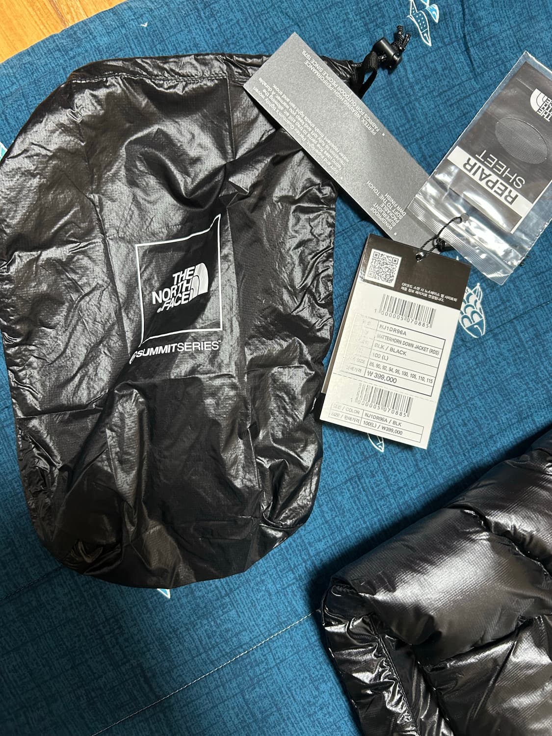 노스페이스  마테호른 경량패딩 (새상품) 상품이미지4