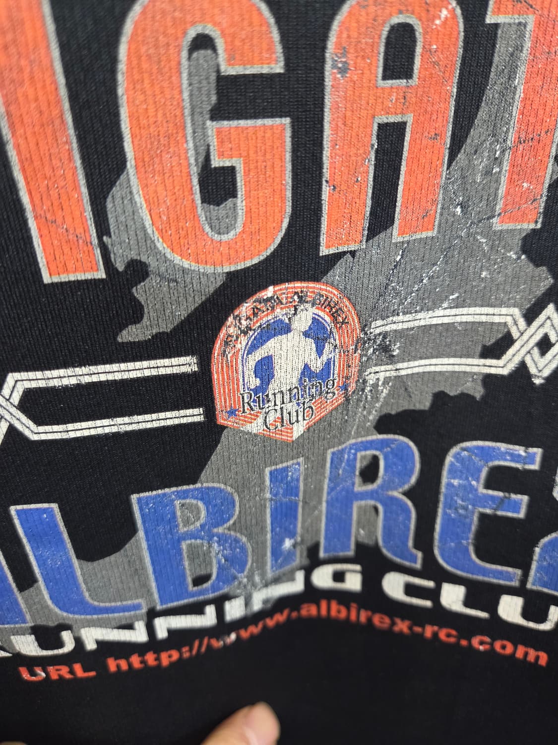 미즈노 빈티지 프린팅 알비렉스 니가타 러닝클럽 기능성 반팔 s 상품이미지7