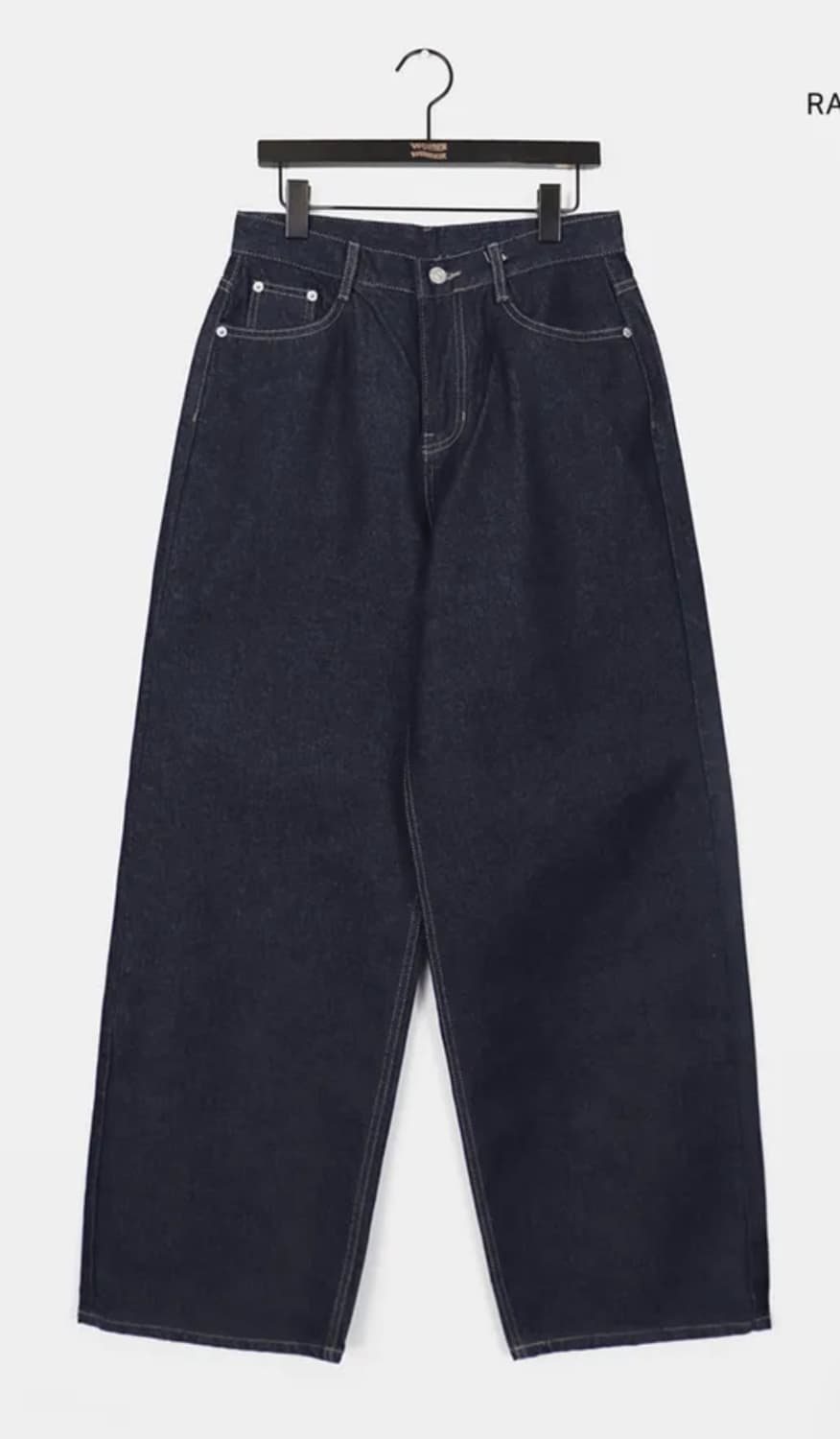 논페이드 와이드 생지 데님 상품이미지1