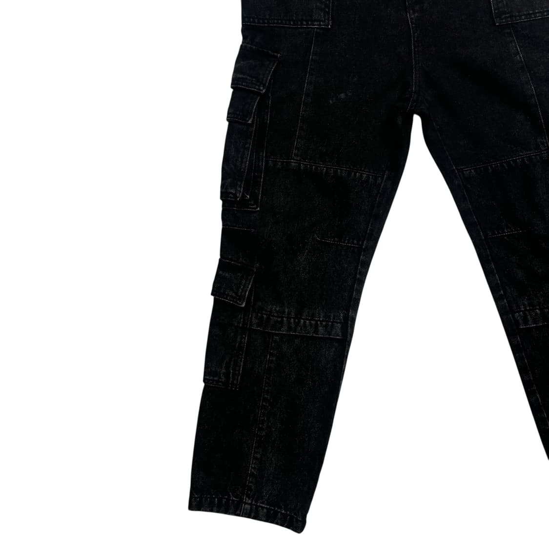 19ss 준지 데님 카고 흑청 팬츠 34 inch 상품이미지3