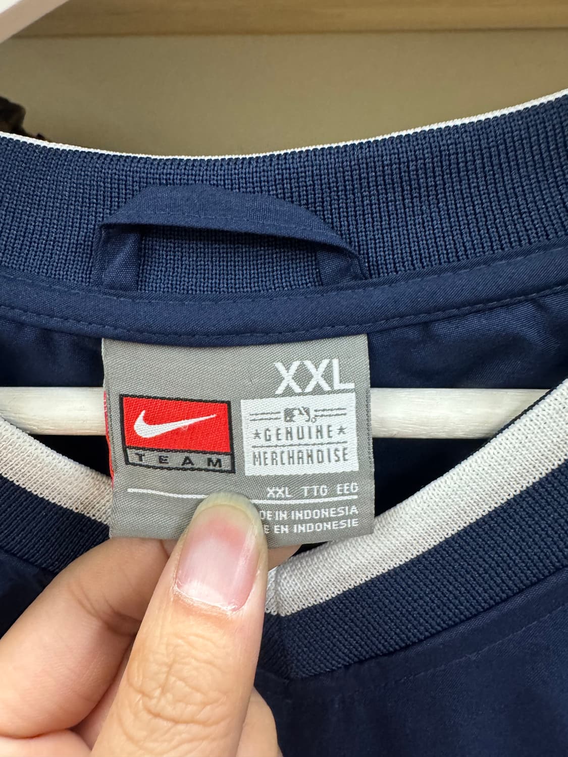 나이키 뉴욕 양키스 양키즈 유니폼 웜업 져지 xxl 상품이미지3