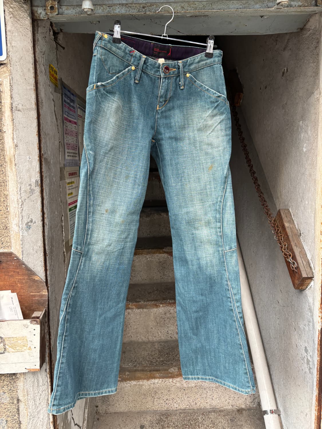 빈티지 리바이스 엔지니어드진 y2k 로우라이즈 부츠컷 상품이미지5