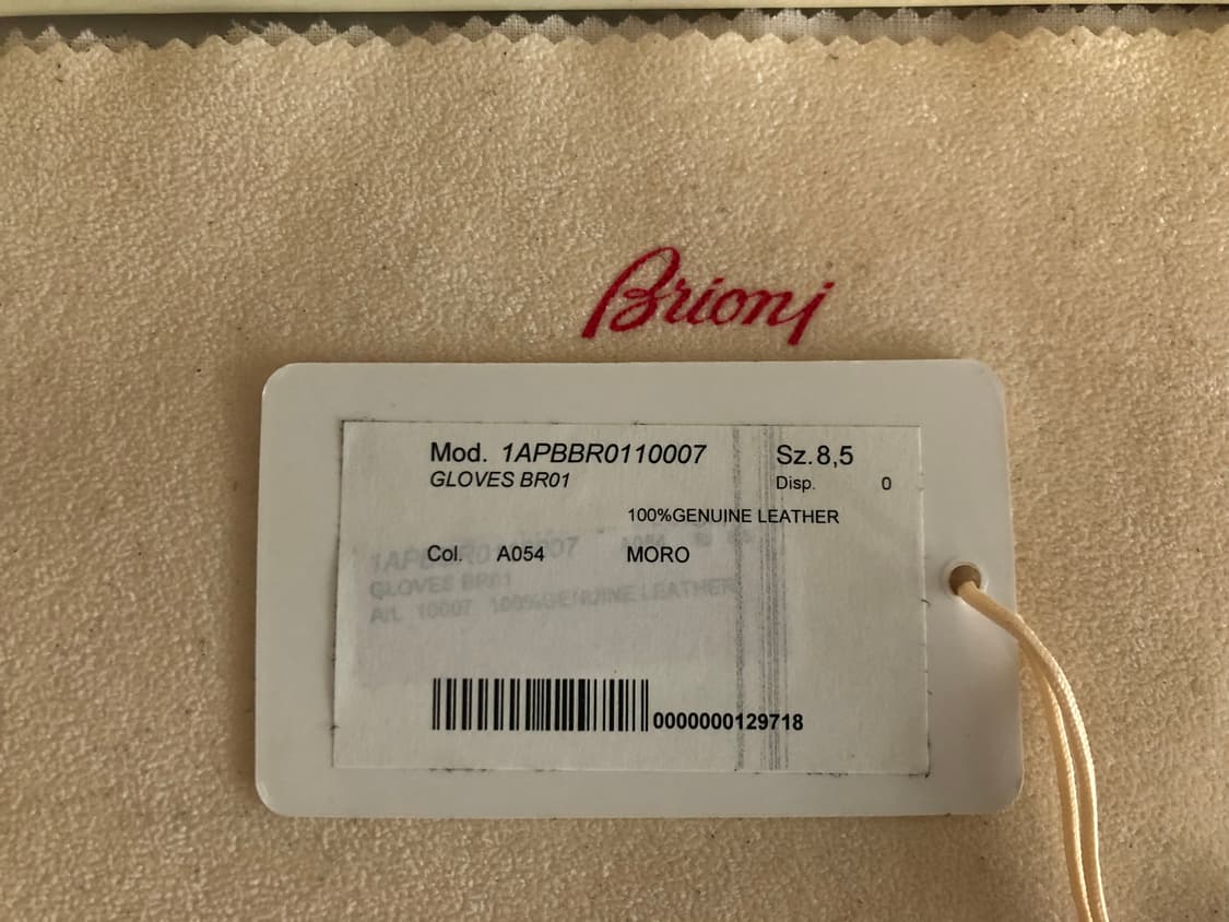 브리오니 스웨이드 가죽장갑 상품이미지9