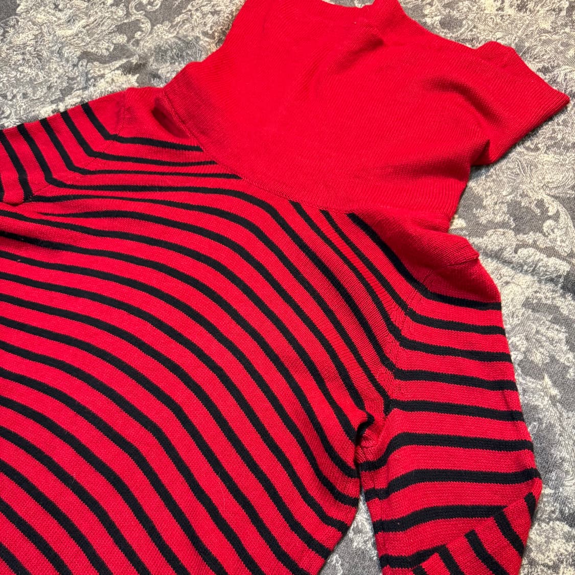 loose-neck striped turtleneck knit 상품이미지6