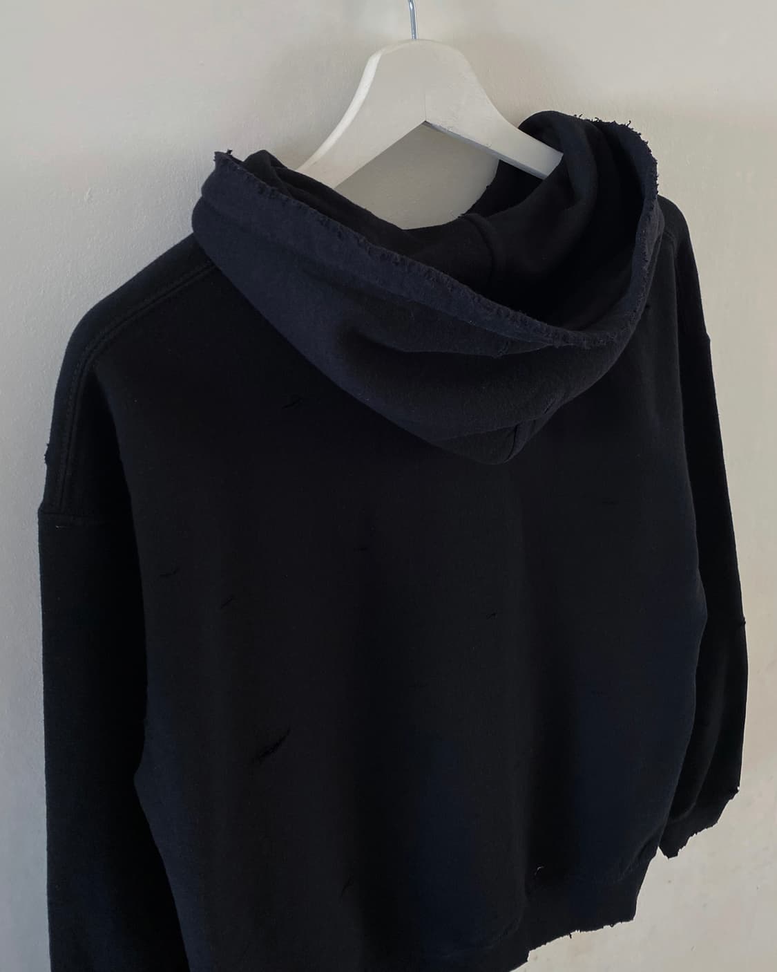 너바나 디스트로이드 블랙 후드티 상품이미지7