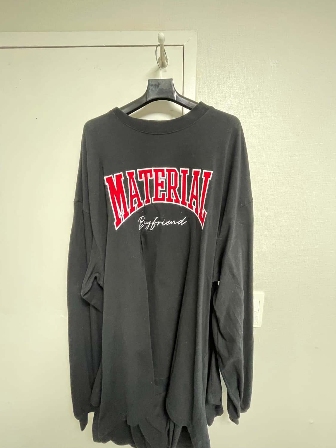 (3사이즈)프로젝트gr 아수라 롱슬리브 블랙 상품이미지1