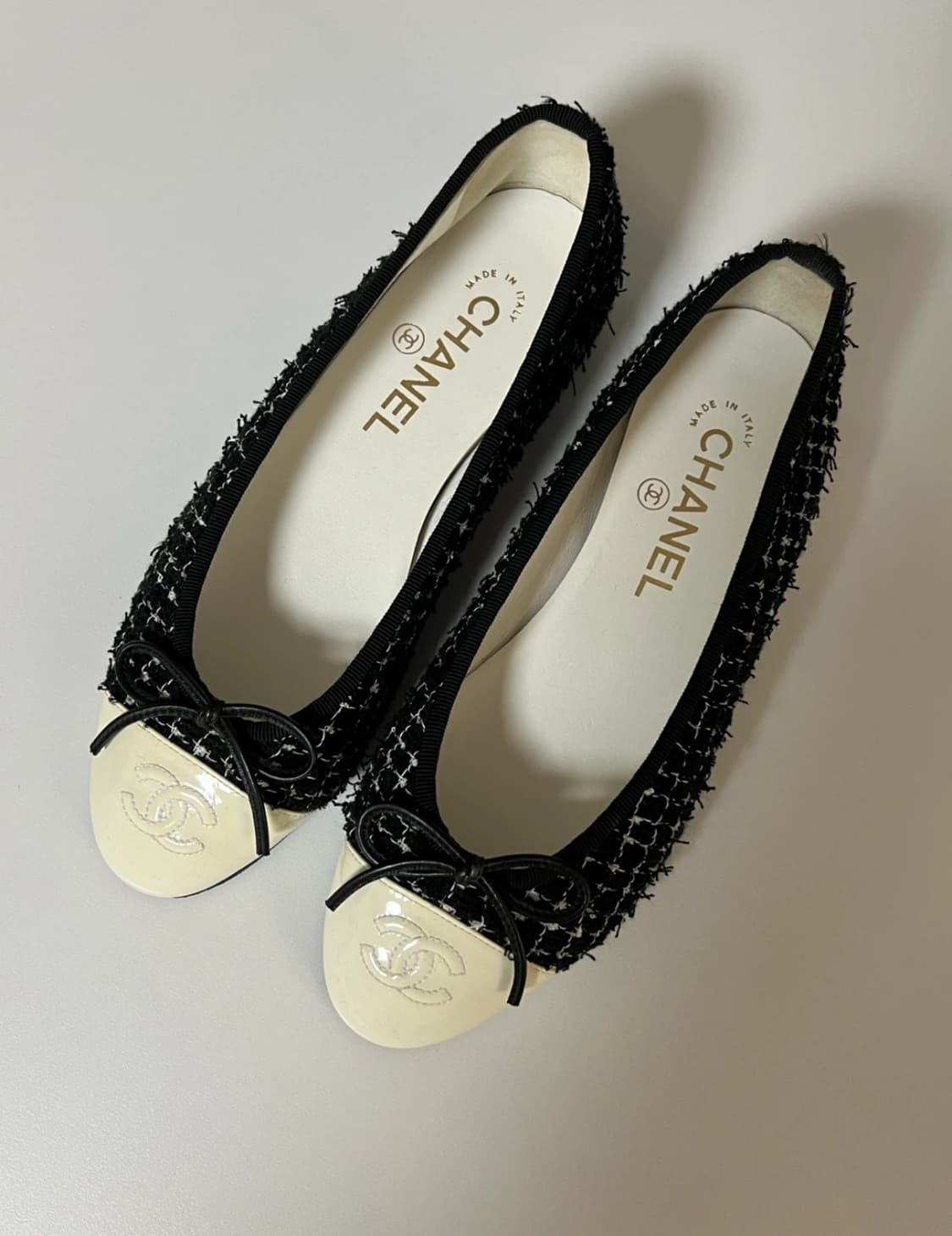 샤넬 트위드 발레리나 플랫슈즈 36.5(235) 상품이미지1