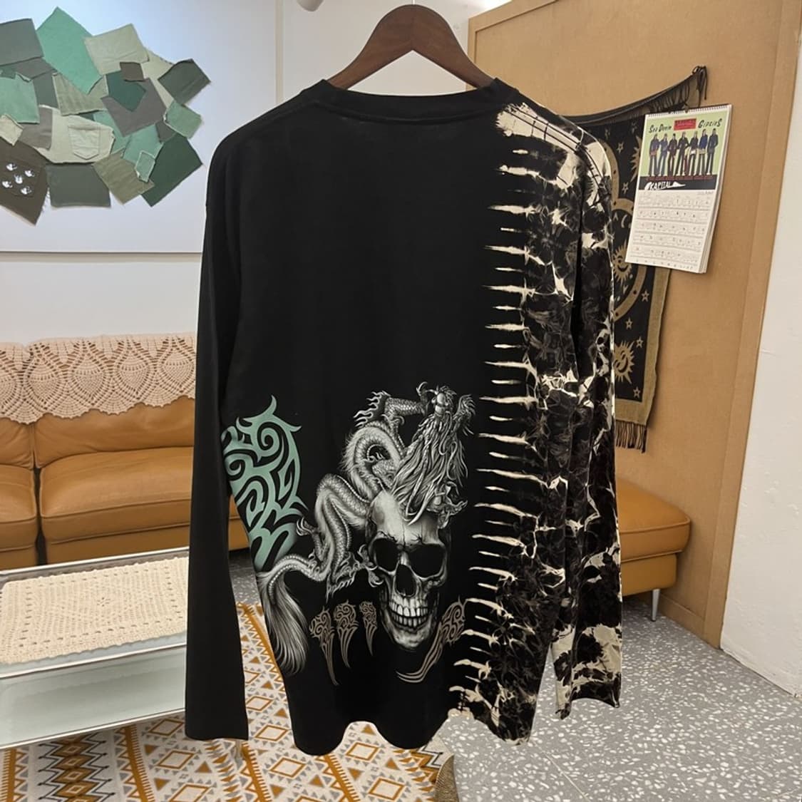 SURVIVORS 올드스쿨 펑크 고딕 롱슬리브 L C10957 상품이미지4