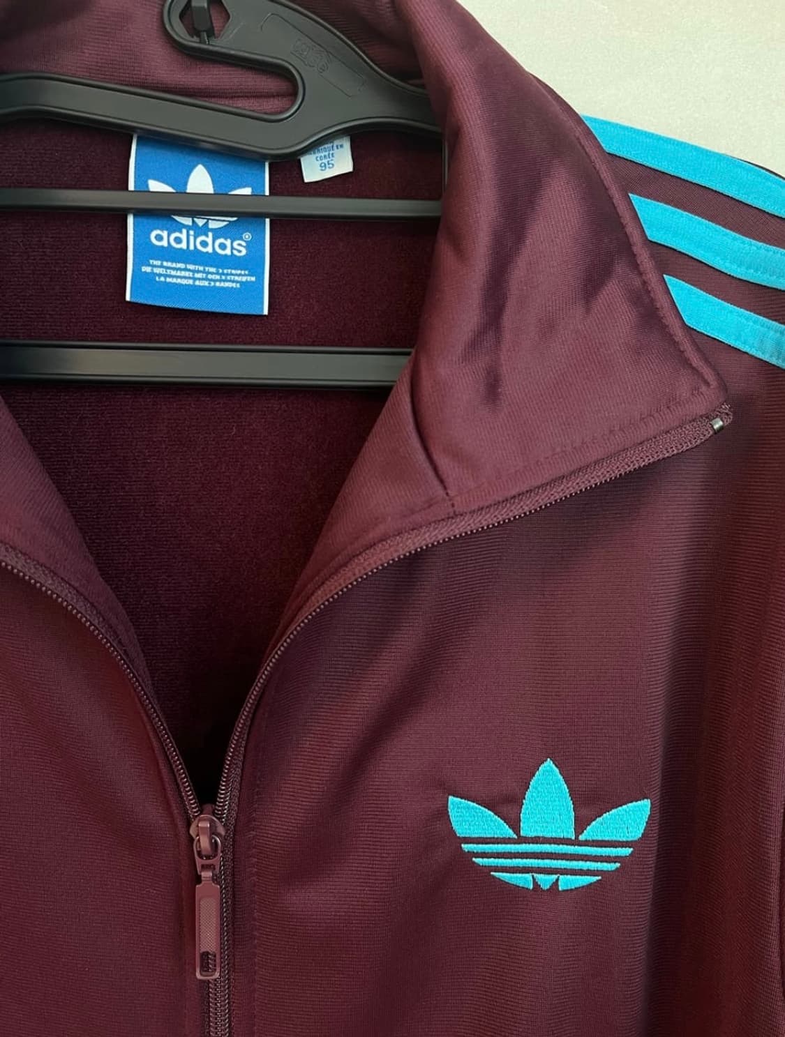 (희귀,상태좋음!!)아디다스 구파이어버드 버건디 민트 져지 m 상품이미지2